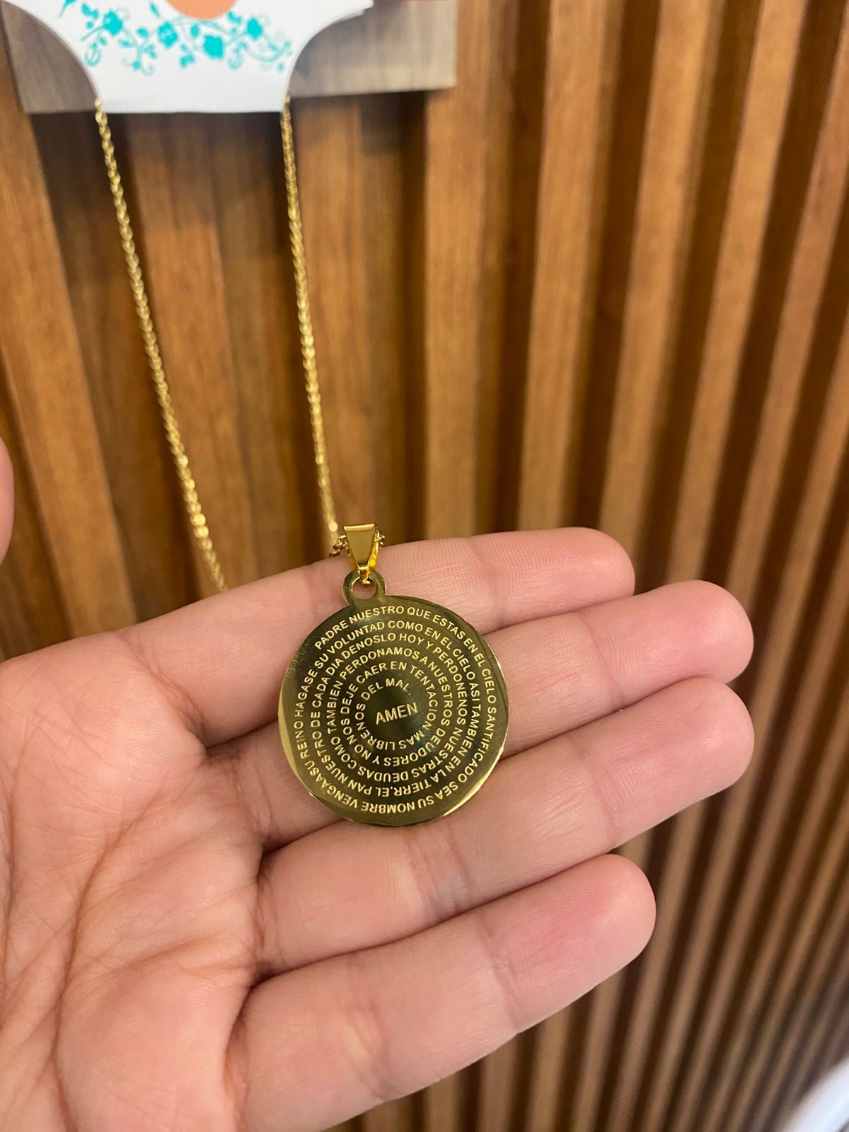 00514 Collar Padre Nuestro Grande