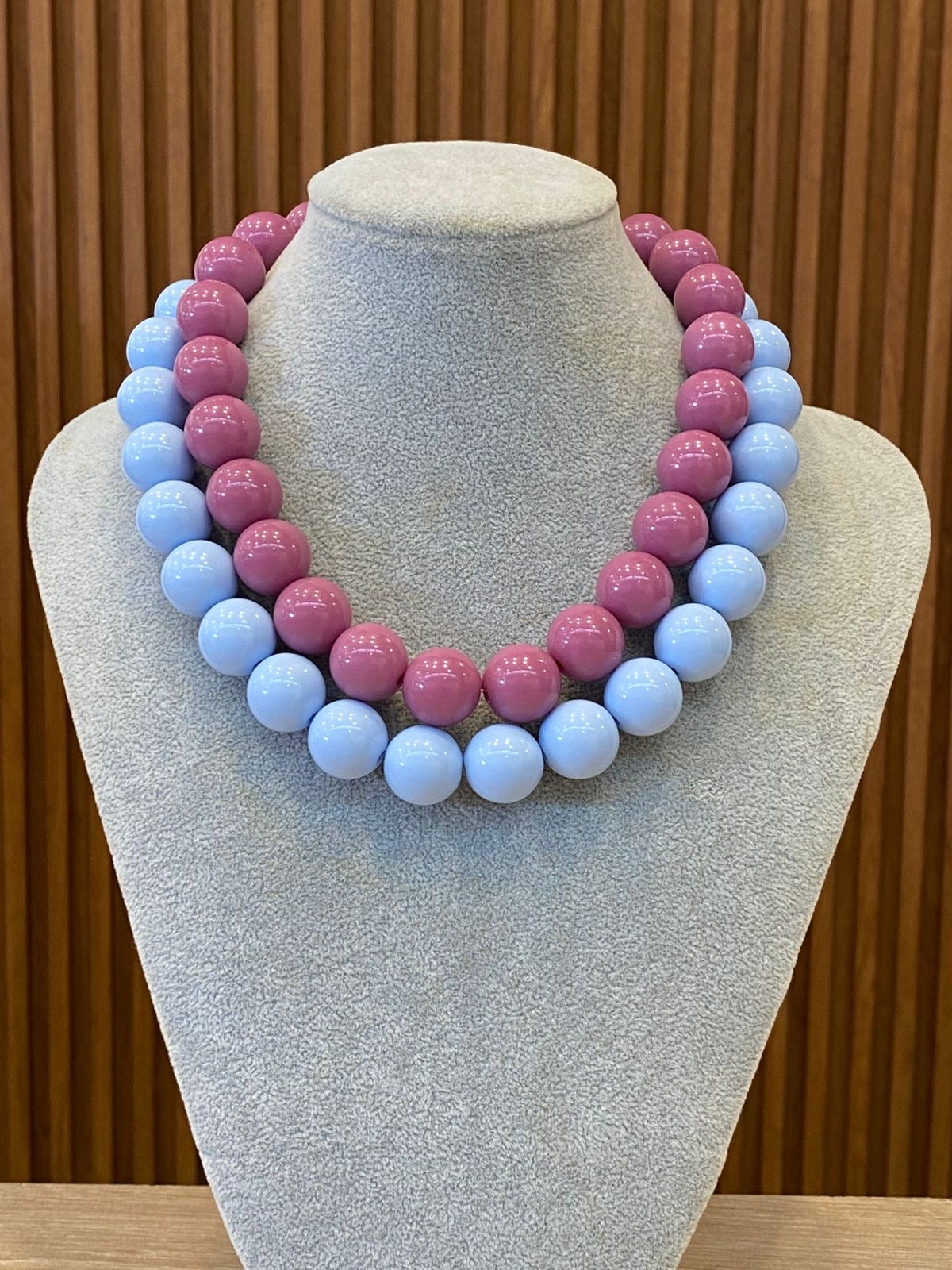 00038 Collar Bubblegum Grande Colores