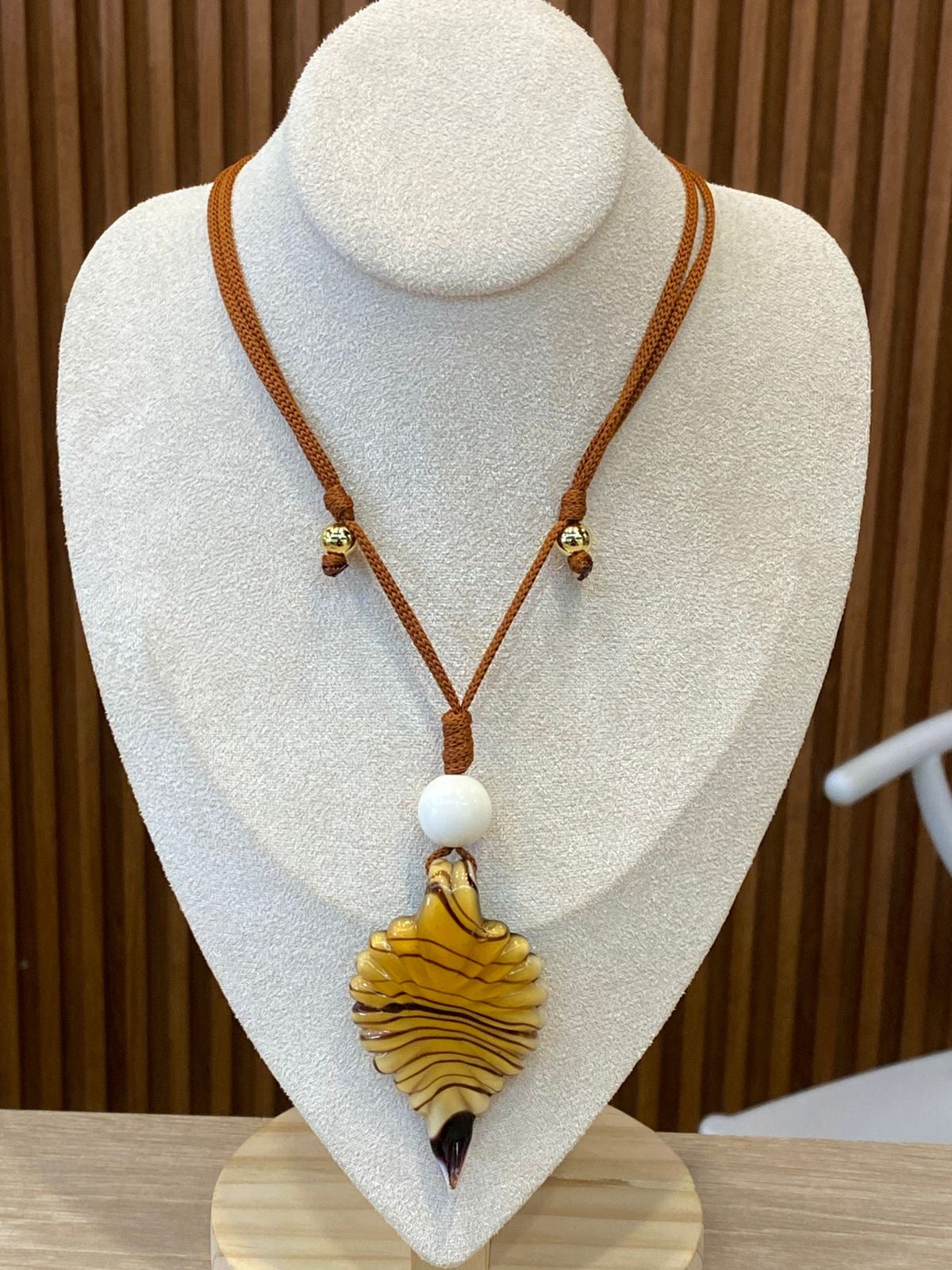 00303 Collar Murano Especial Tonos Beige