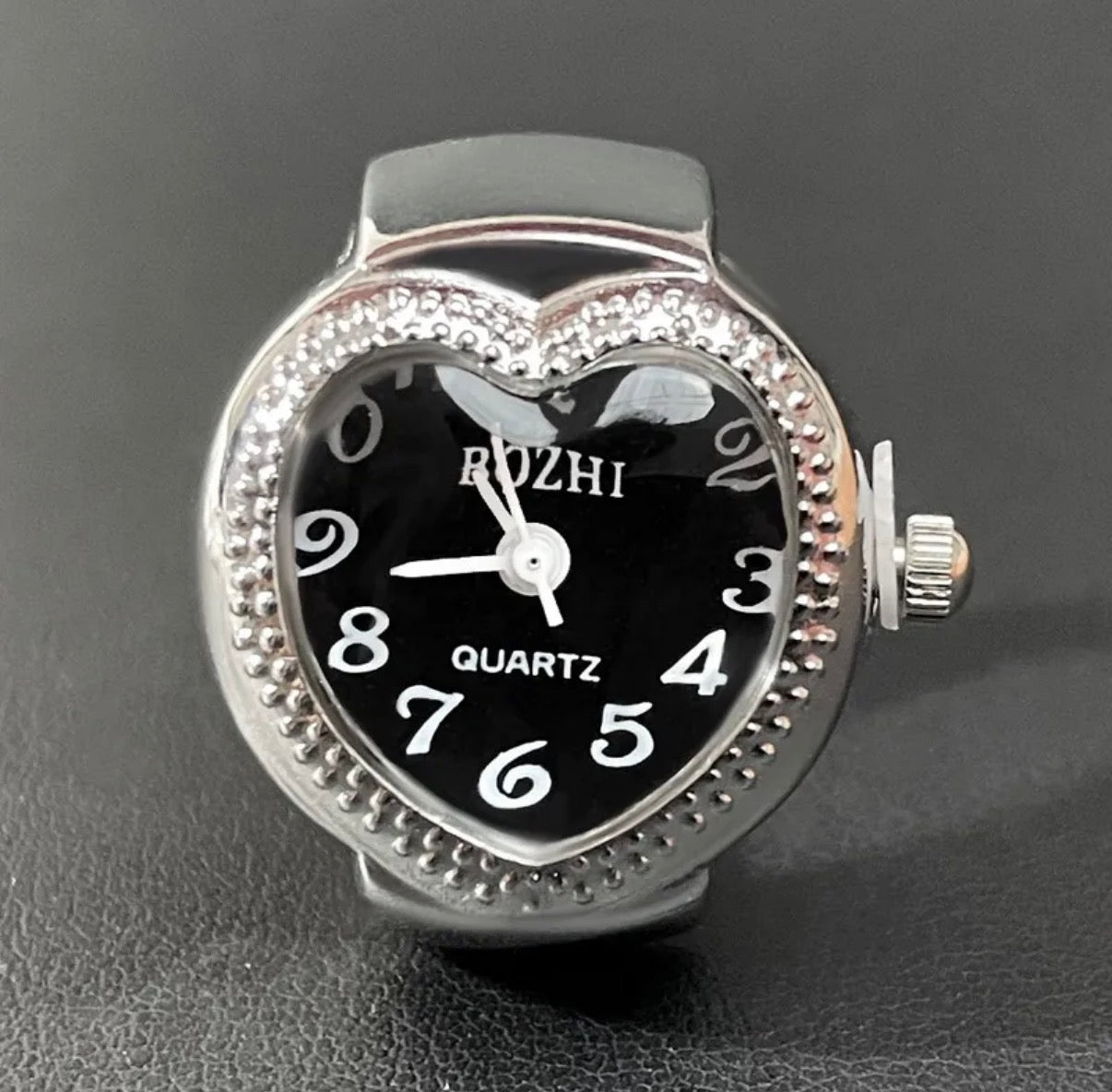 00171 Anillo Reloj Forma de Corazón