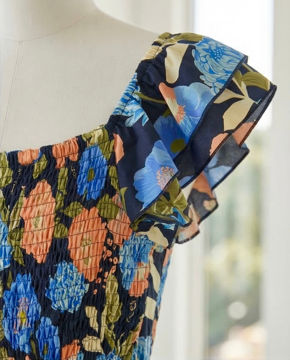 00510 Midi Dress Alberta Flores del Campo