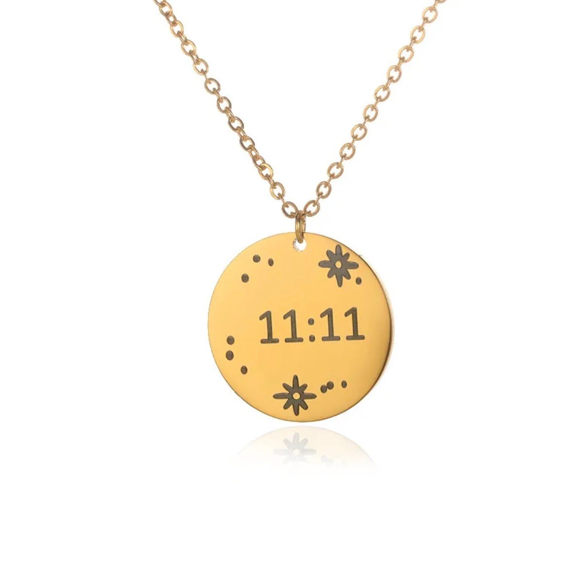 00169 Collar de acero inoxidable 11:11