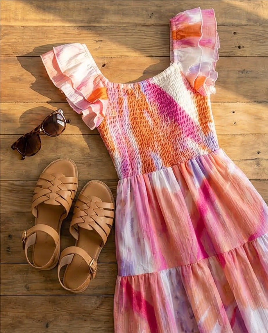 00510 MIDI Dress Alberta Tonos Pastel