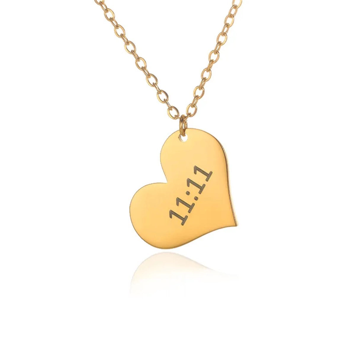00169 Collar de acero inoxidable 11:11