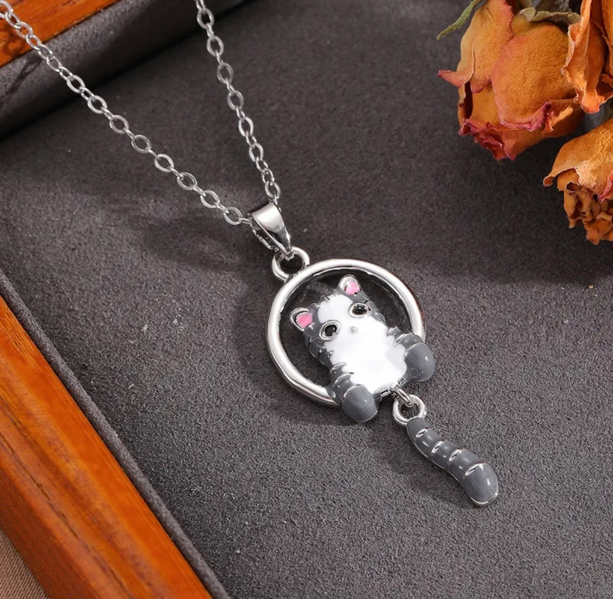 00161 Collar Gato en Acero