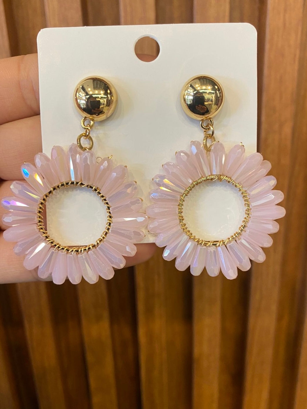 00027 Argollas Cristal Colores