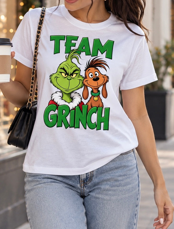 489 Blusa Team Grinch Blanca