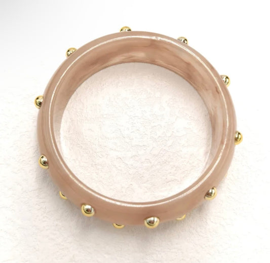 00201 Pulsera resina con tachas