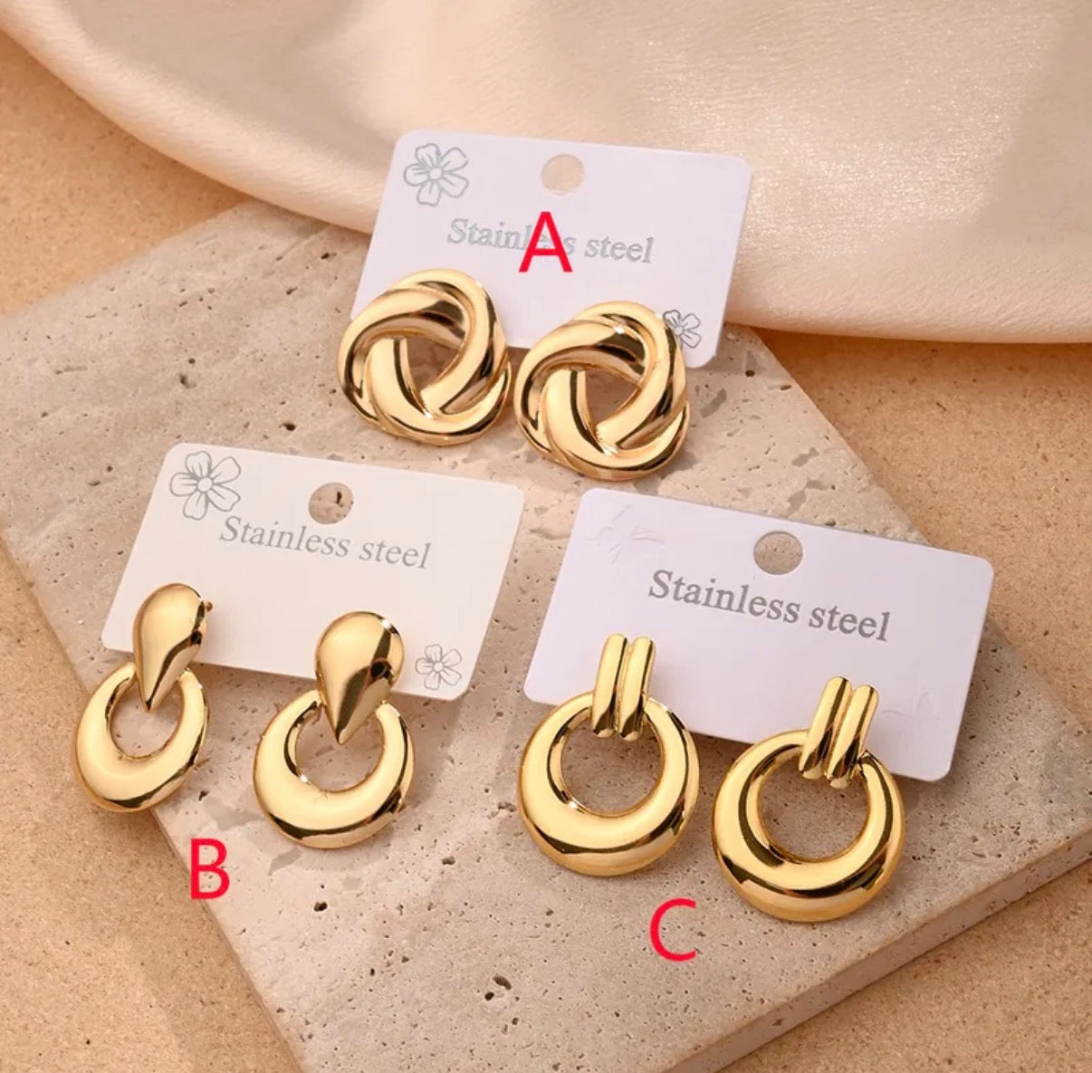 00190 Aretes de Acero Inoxidable SF