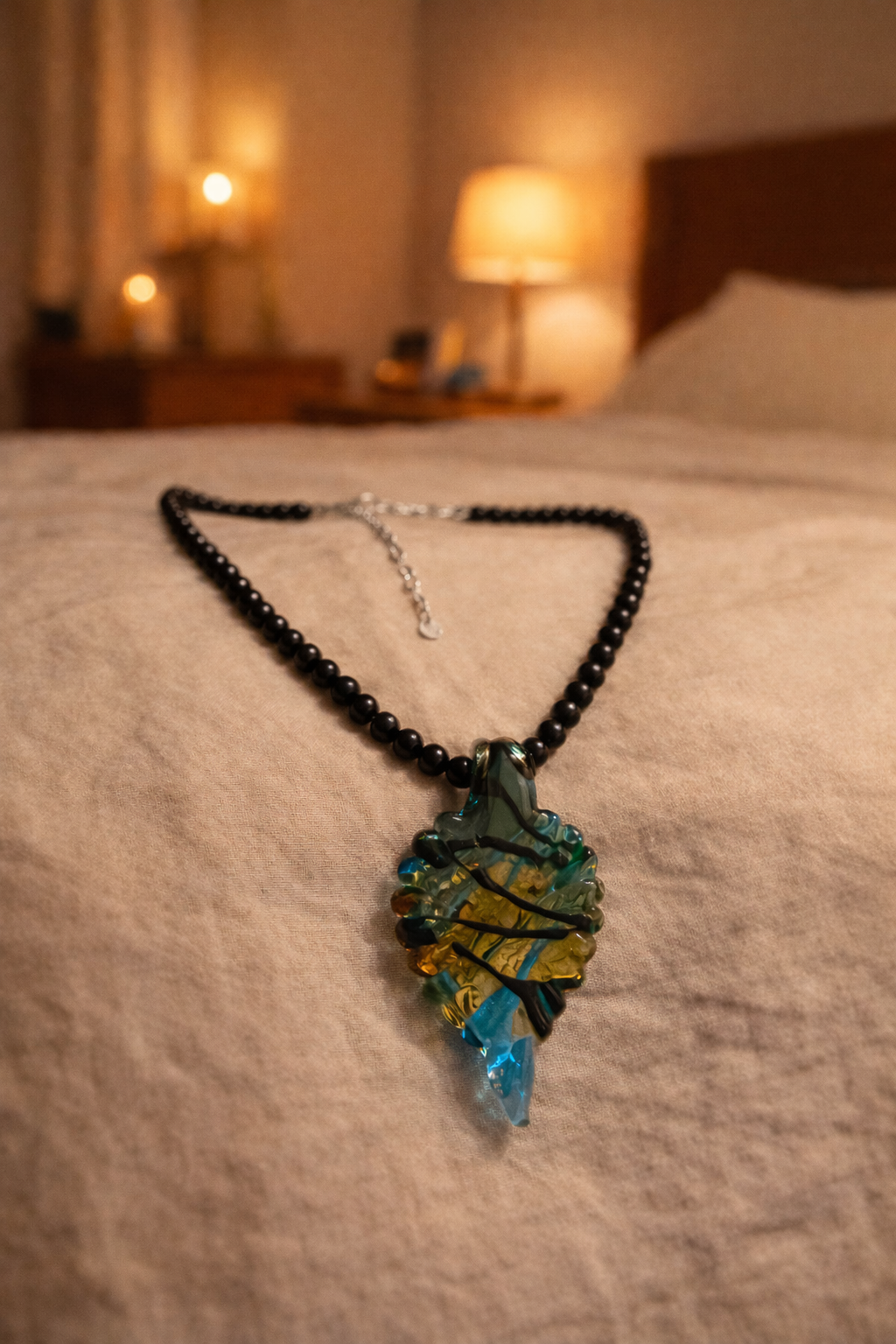 00304 Collar Murano y Resina