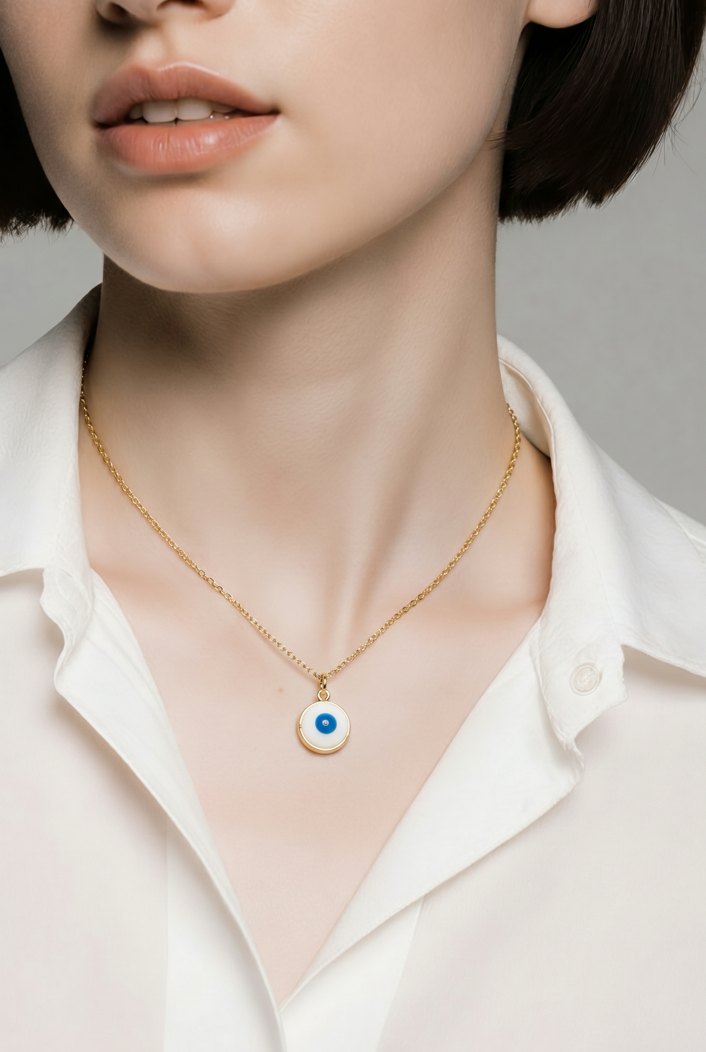 0048 Collar Ojo Turco Acero