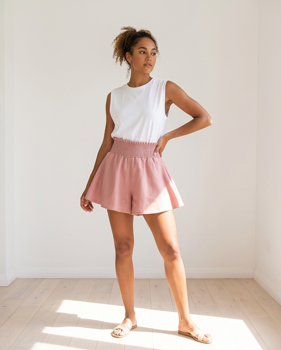 00302 Short Suri Dusty Pink