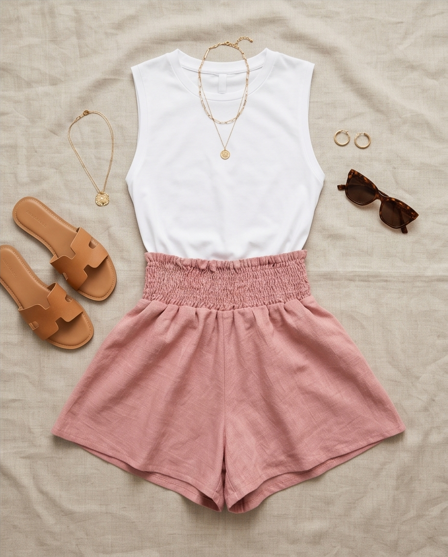 00302 Short Suri Dusty Pink