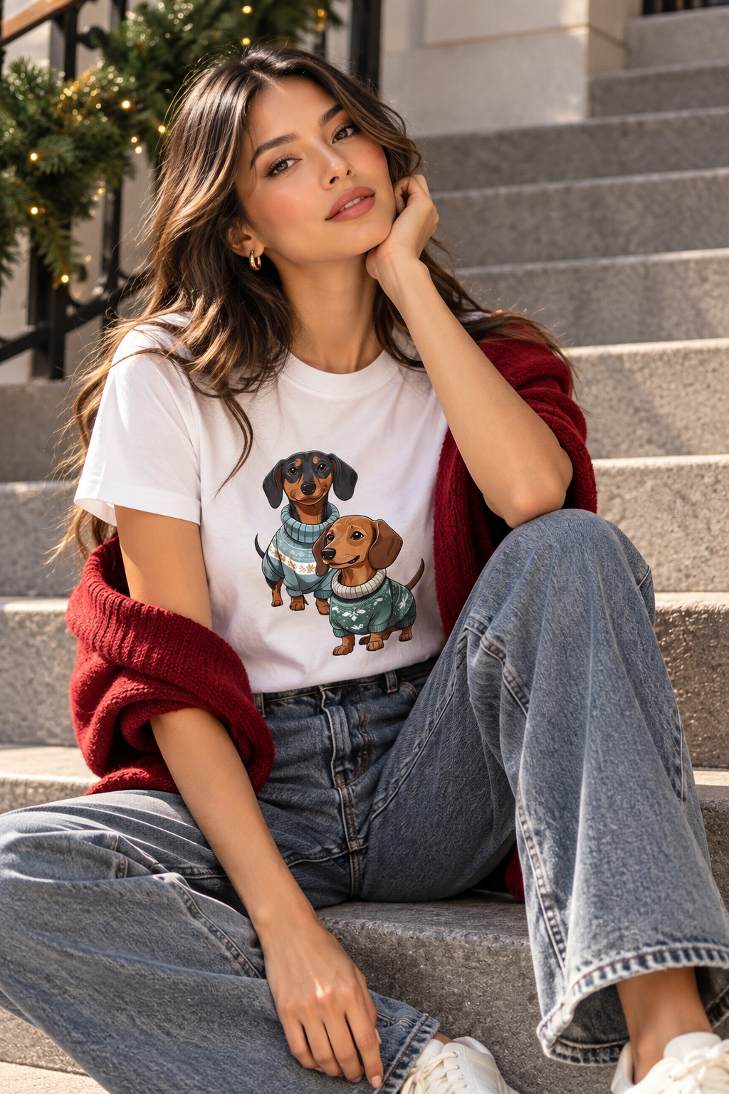 464 Blusa Salchi Navideños