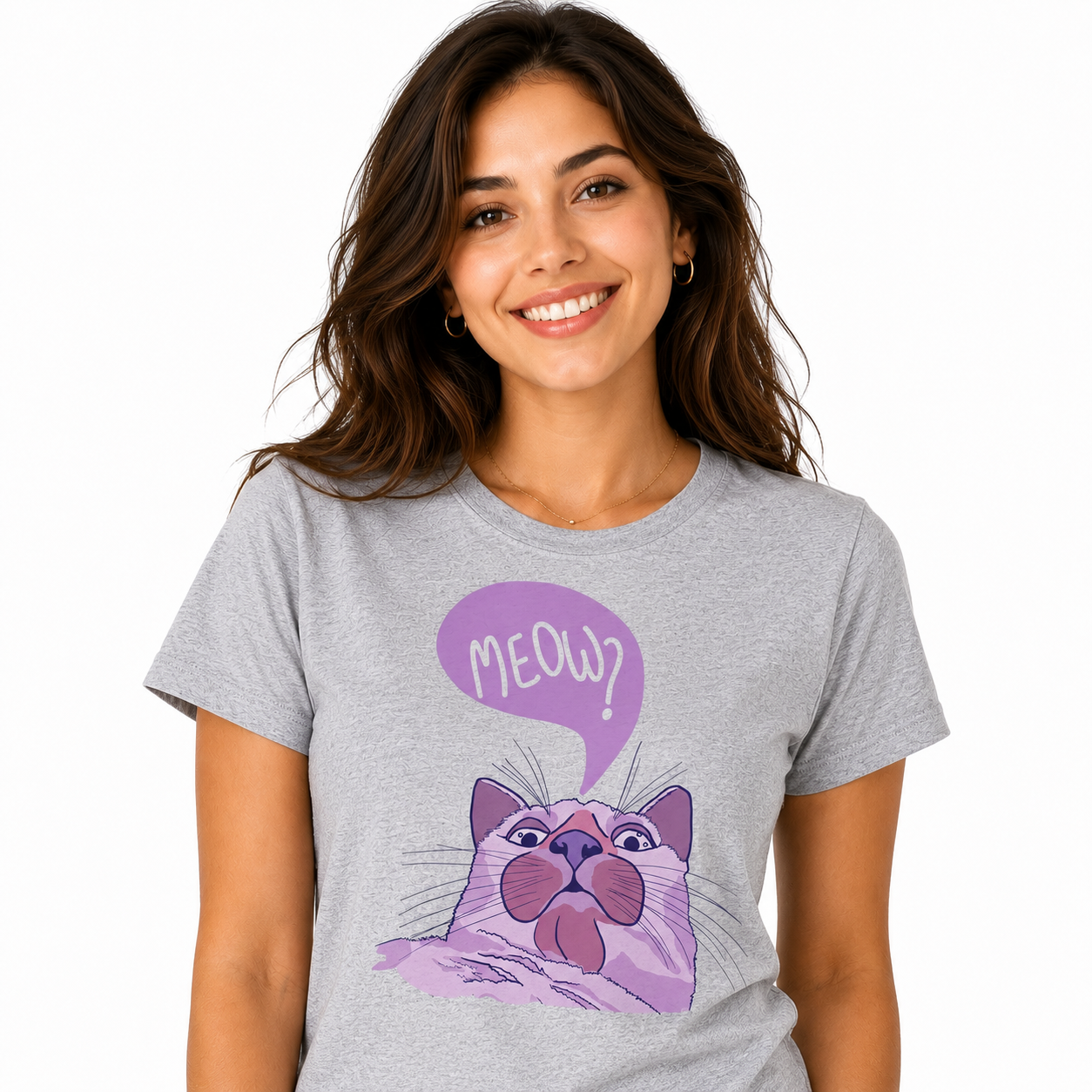 00556 Blusa Meow Gris