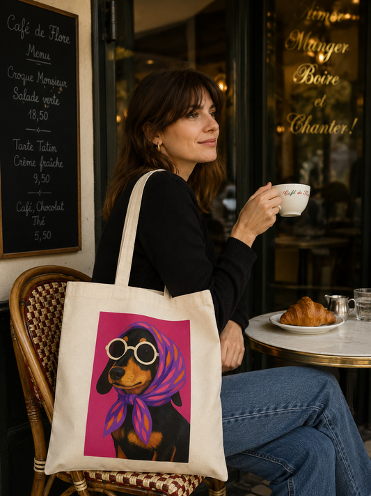 00380 Tote Bag Salchi ( tela gruesa )