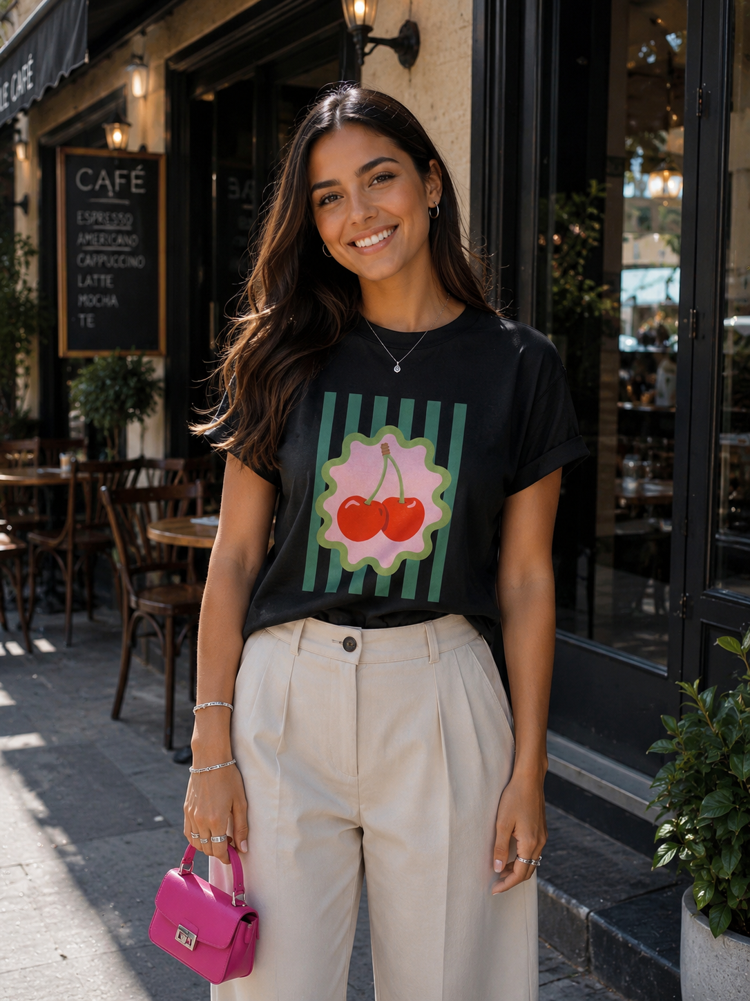 00571 Blusa Cereza Negra
