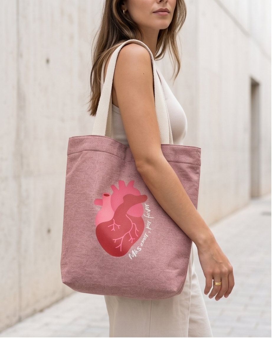 00602 Bolso HD Más Amor  Microfibra