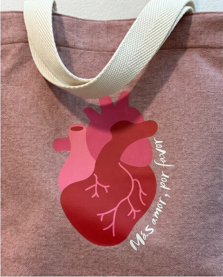 00602 Bolso HD Más Amor  Microfibra