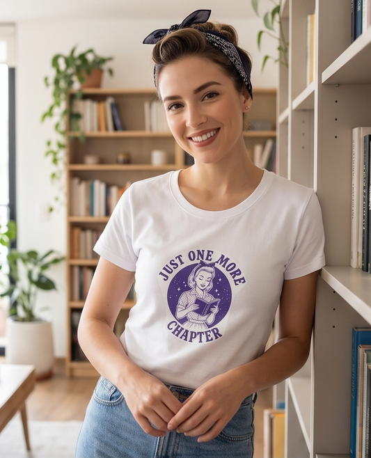00822 Blusa Blanca Just One More Chapter