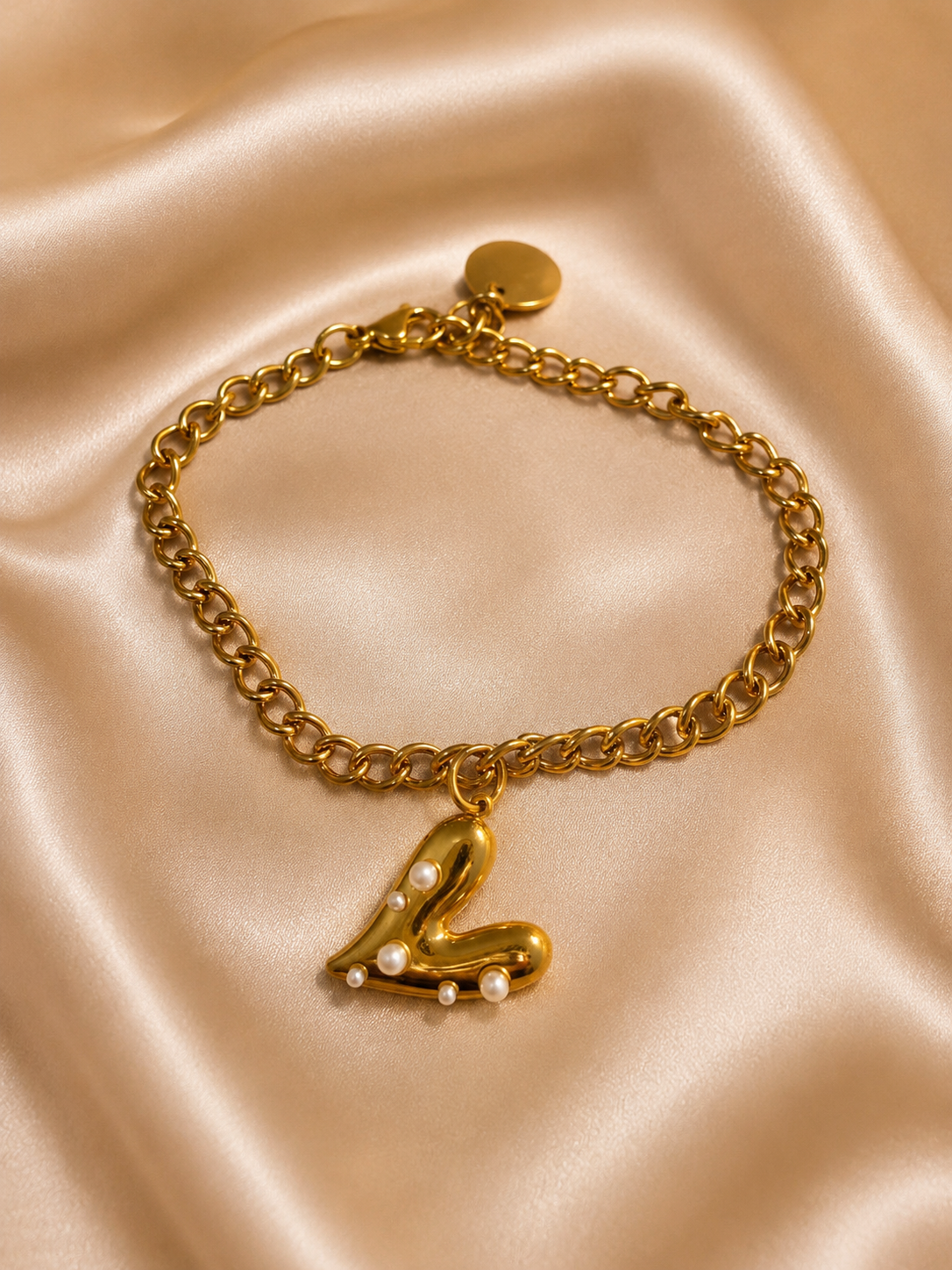 1032 Pulsera Corazón Acero Inoxidable
