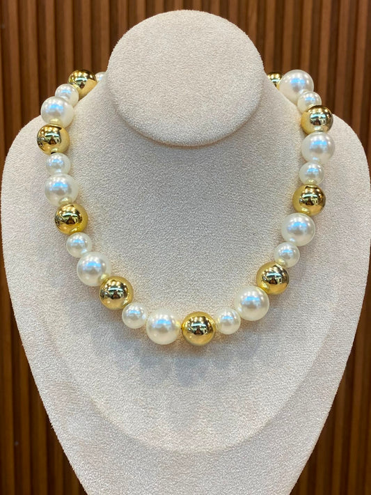 1284 Collar D’’Marie Perla Acrílica