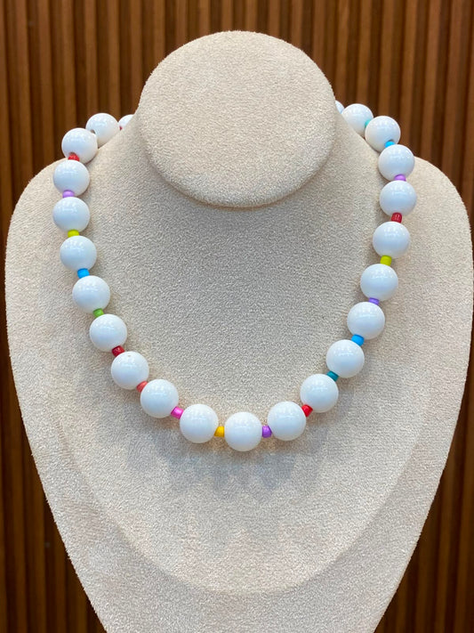 00039 Collar inspirado torta chilena bola #14