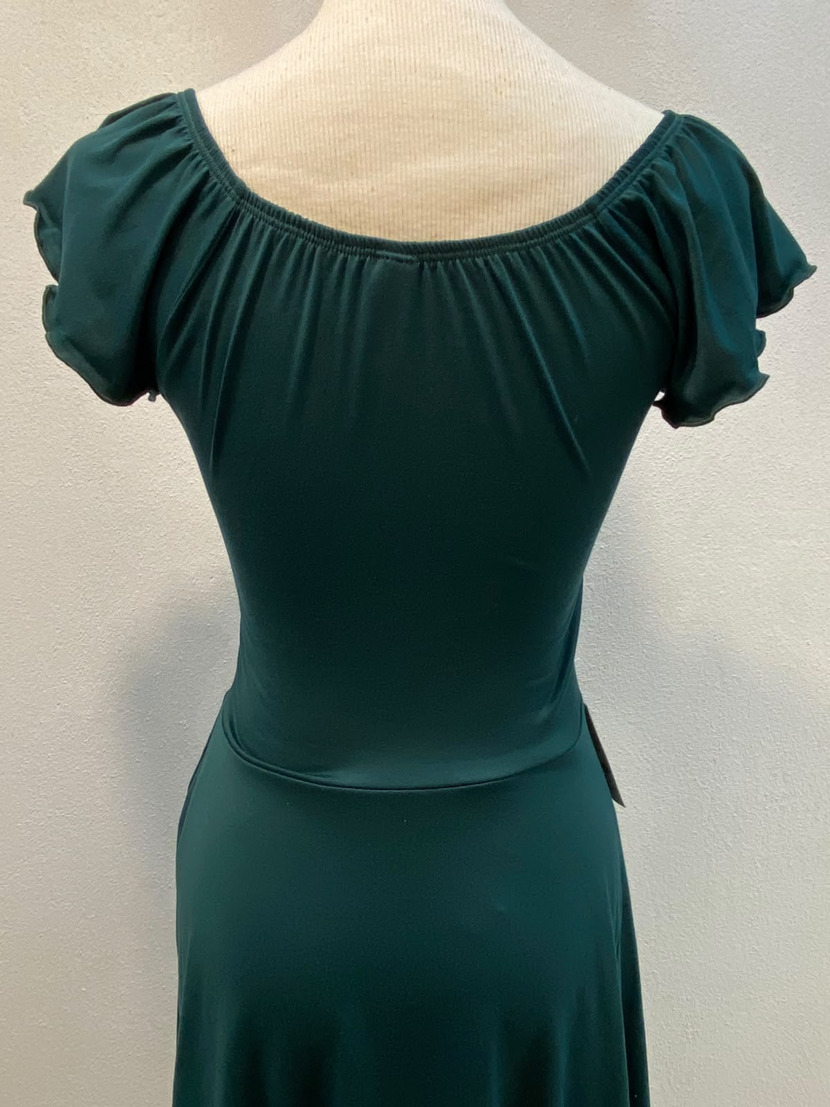 00401 Vestido Sabrina Verde Esmeralda