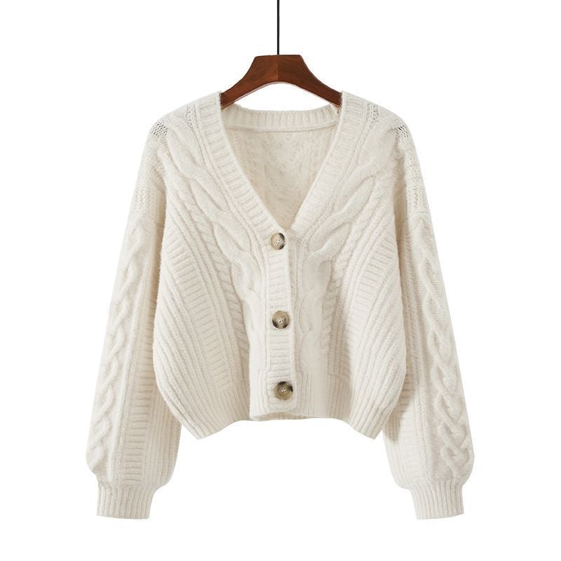 00831 Abrigo Tejido Lara Color Blanco-