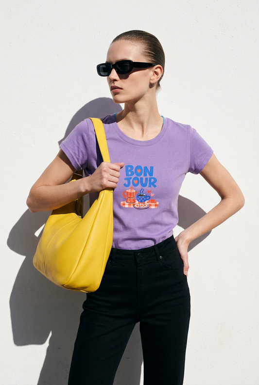 00591 Blusa Bonjour Lila