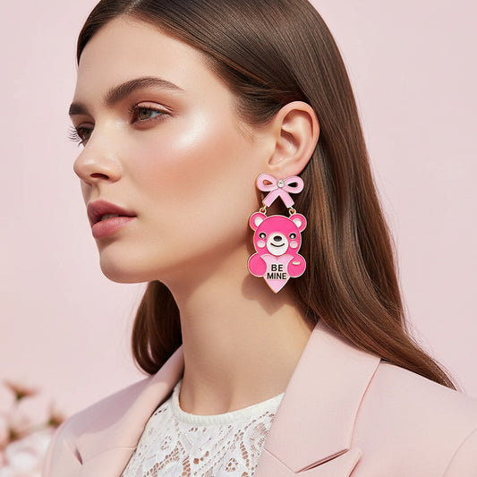 00234 Aretes acero inoxidable Be Mine
