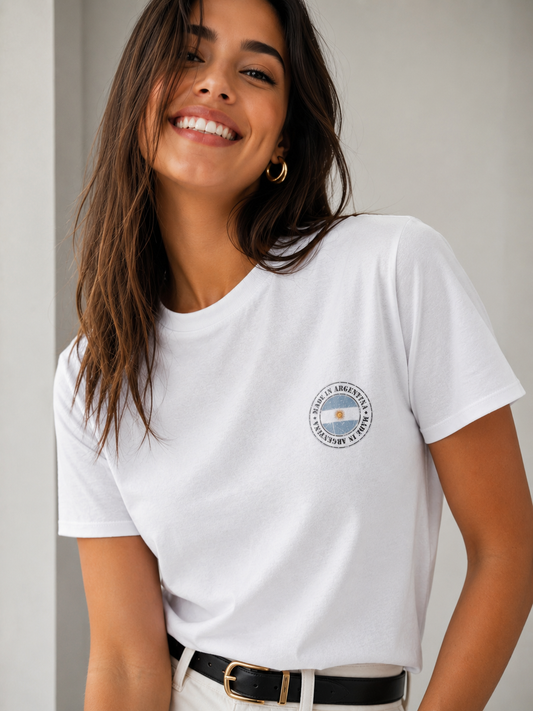 00600 Blusa made in Argentina  color blanca