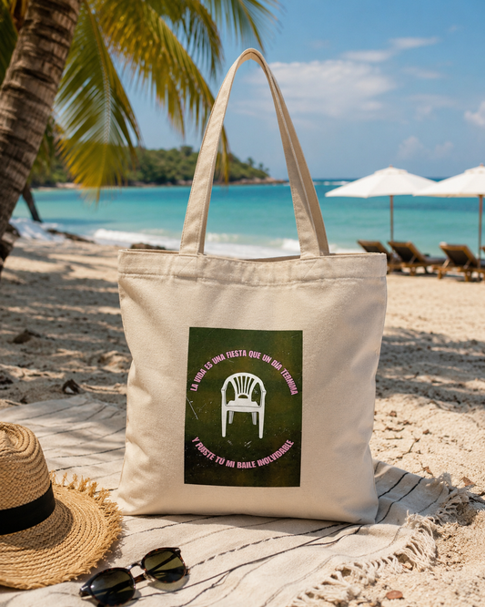 00928 Tote bag baile inolvidable( manta gruesa )