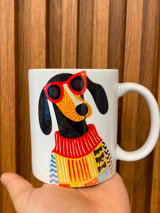 00587 Taza Cerámica Salchi La Gente Feliz