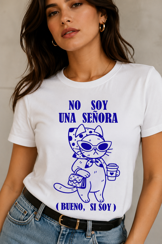 00929 Blusa No soy una señora ( poliéster )