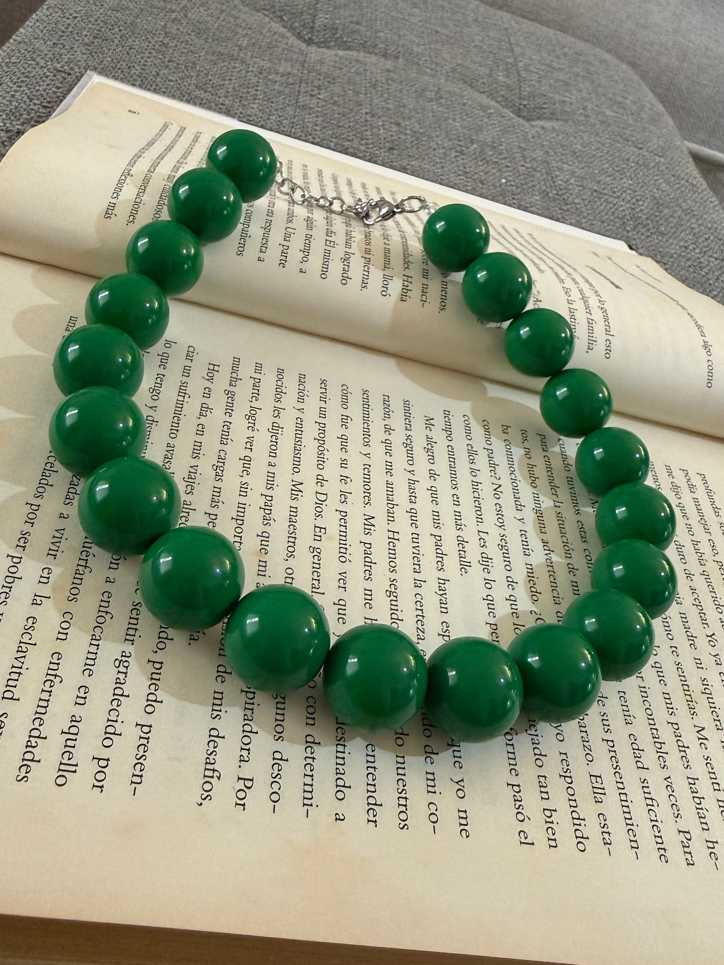 00042 Collar Bubble Gum #20 Bola Extra Grande Verde