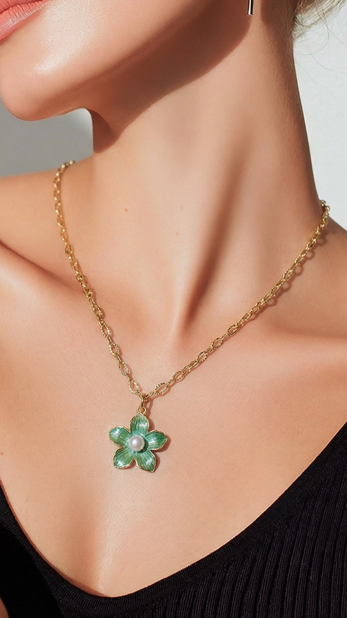 0010 Collar Flores Colores