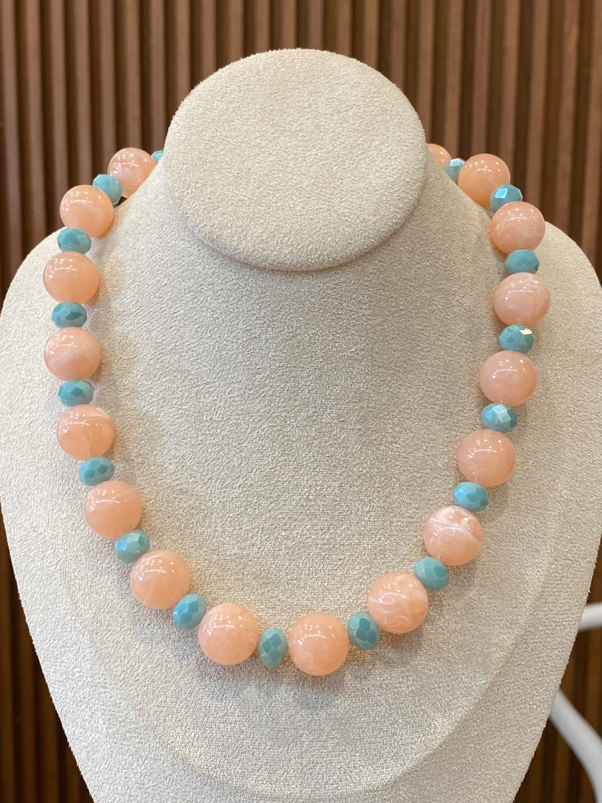 00068 Collar HD Rose Aguamarina