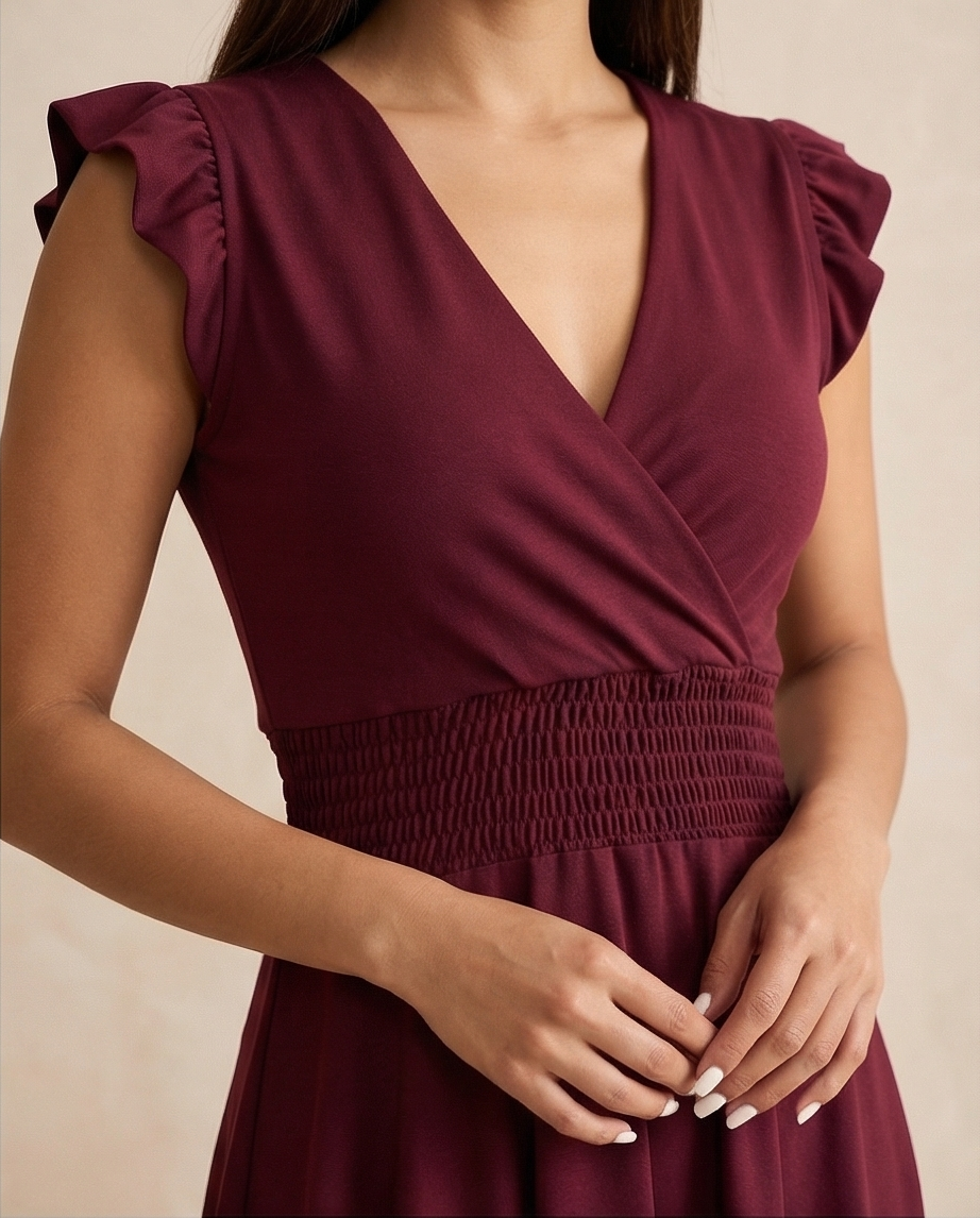 00862 Vestido Tara Vino