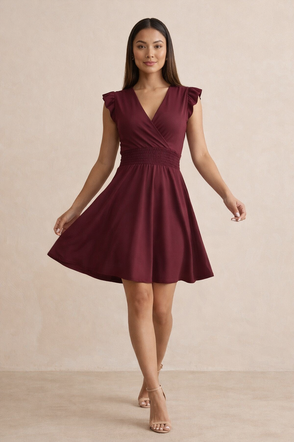 00862 Vestido Tara Vino