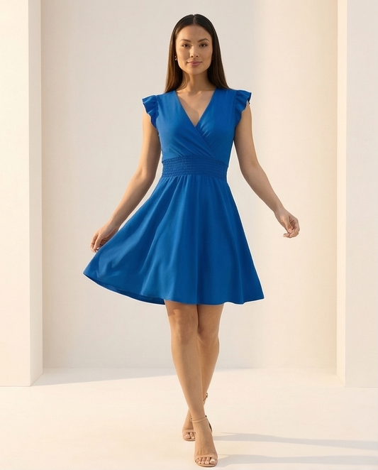 00862 Vestido Tara Turquesa