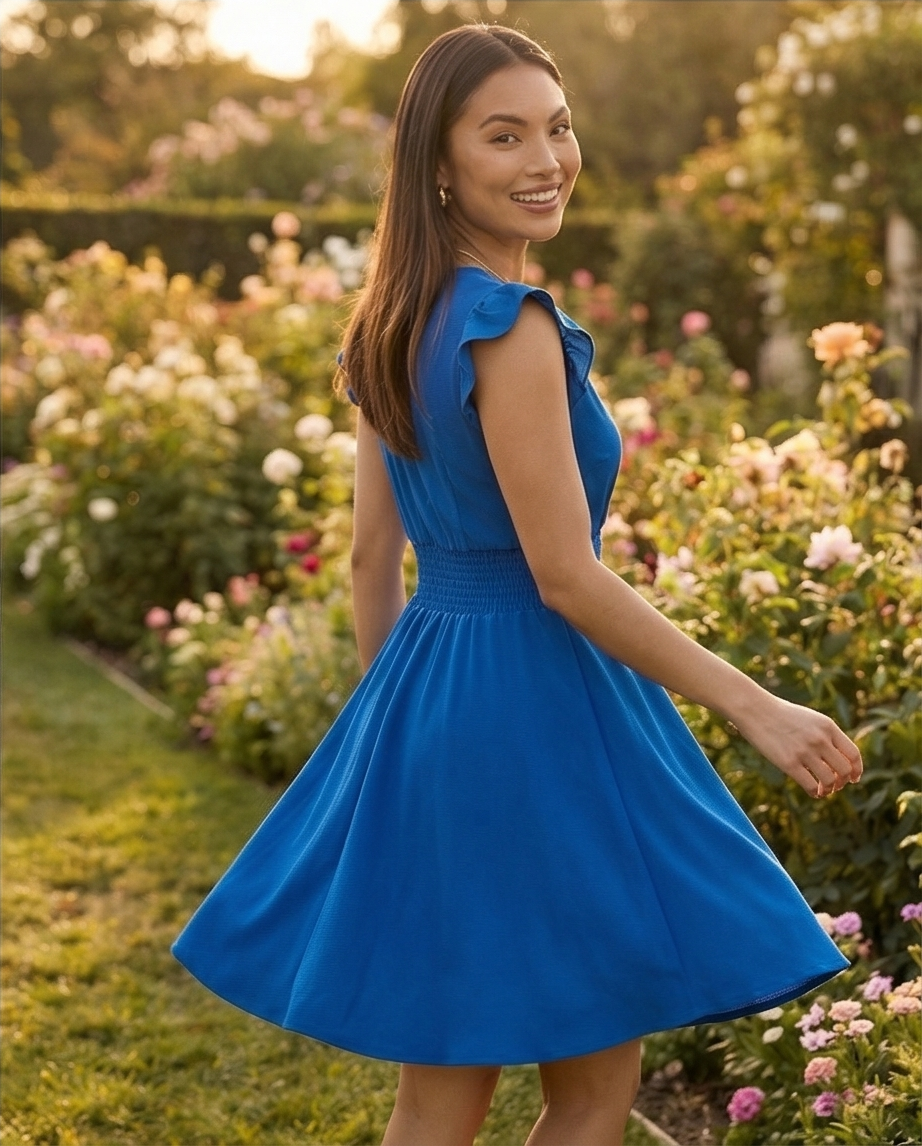 00862 Vestido Tara Turquesa