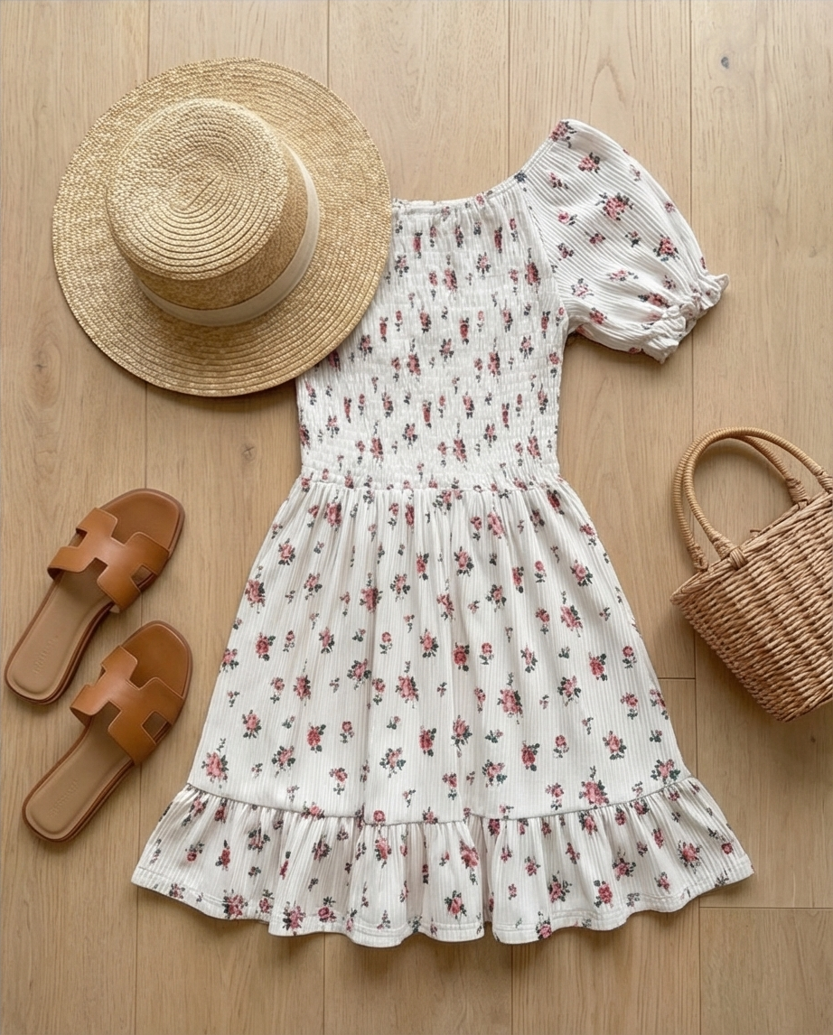 00851 Vestido Susana Blanco Flores
