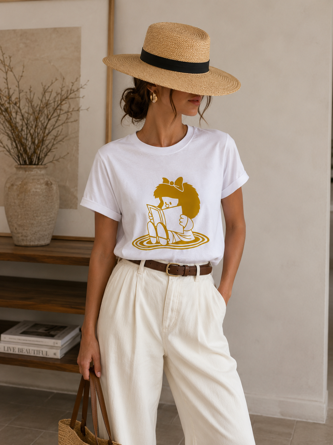 00553  Blusa Mafa Blanca