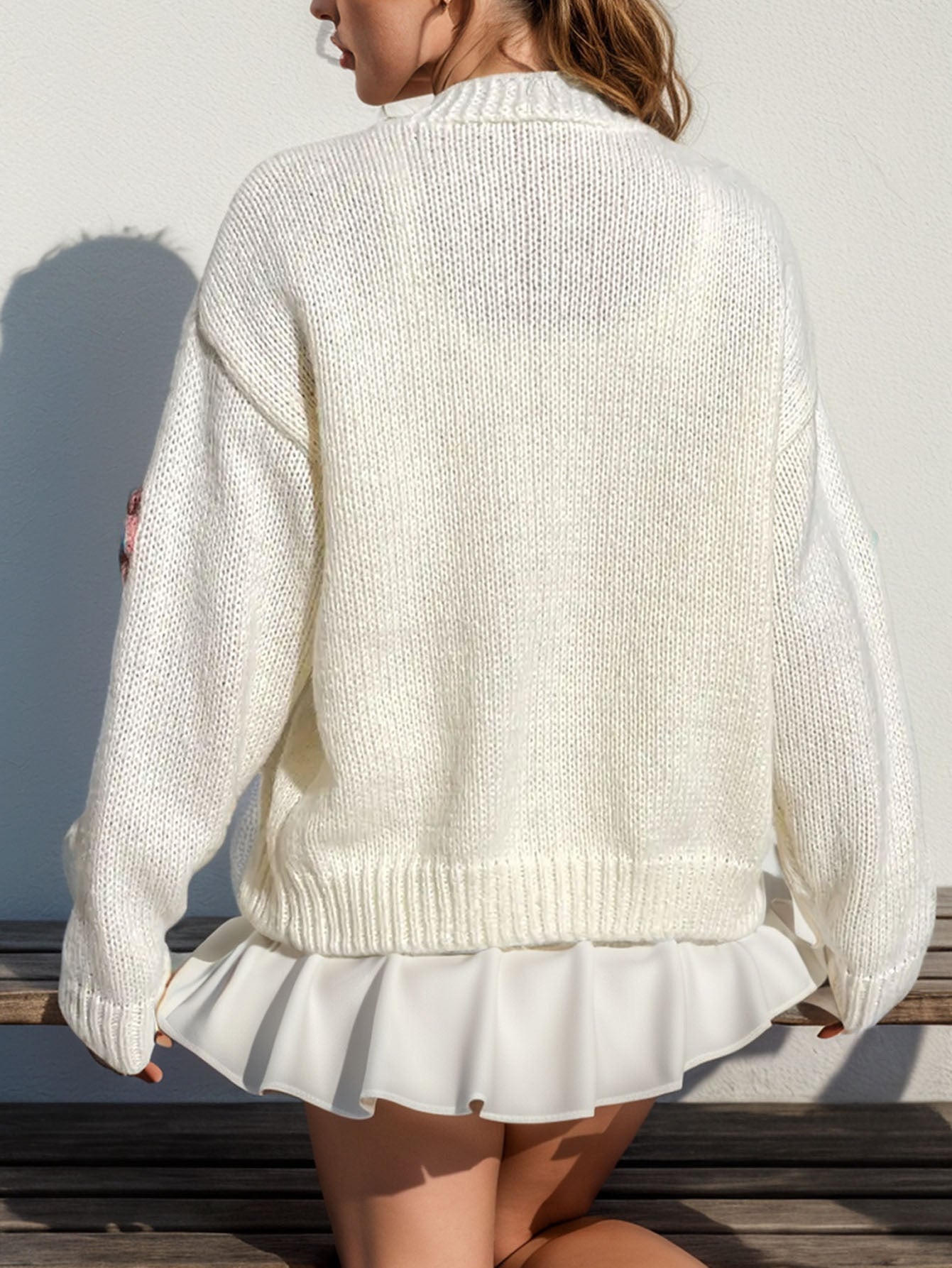 00353 😱 Abrigo con flores 🌺 - Pre Venta - ( ingresa 8 diciembre  )