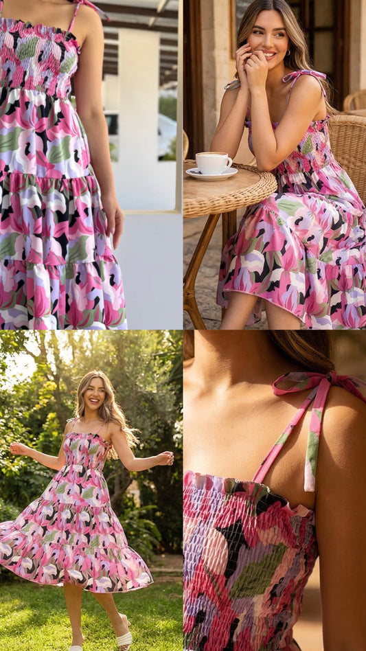 00801 Midi Dress Amanda Rosa
