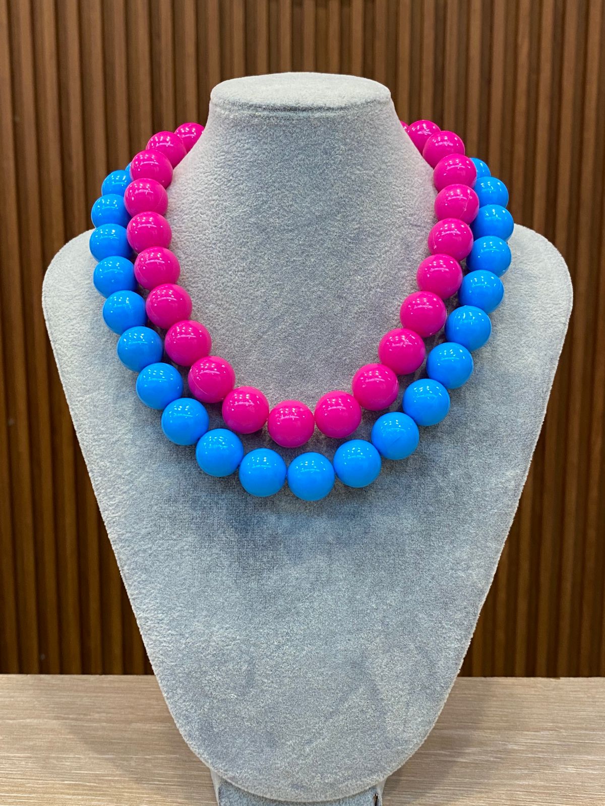 00038 Collar Bubblegum Grande Colores