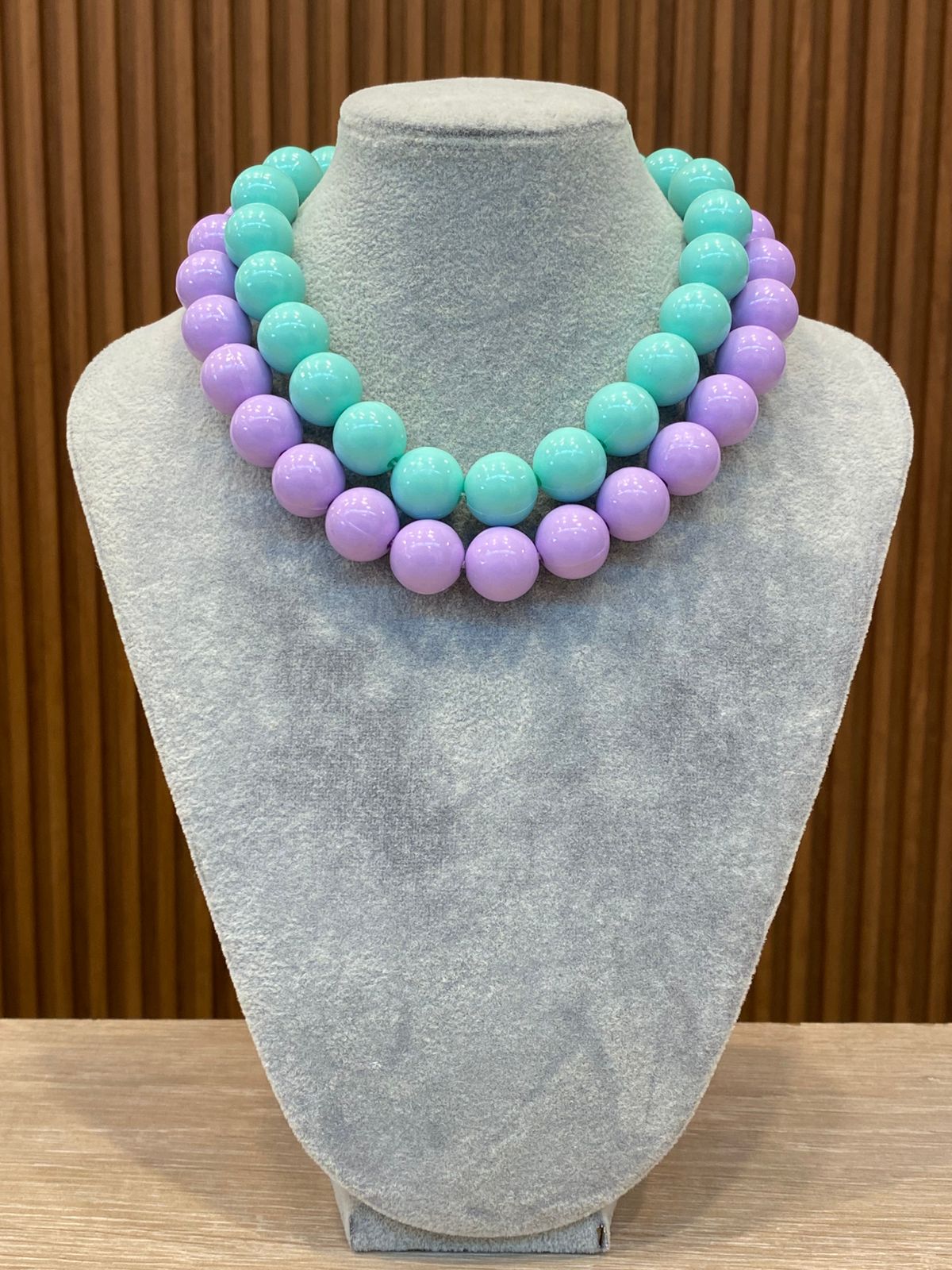 00038 Collar Bubblegum Grande Colores
