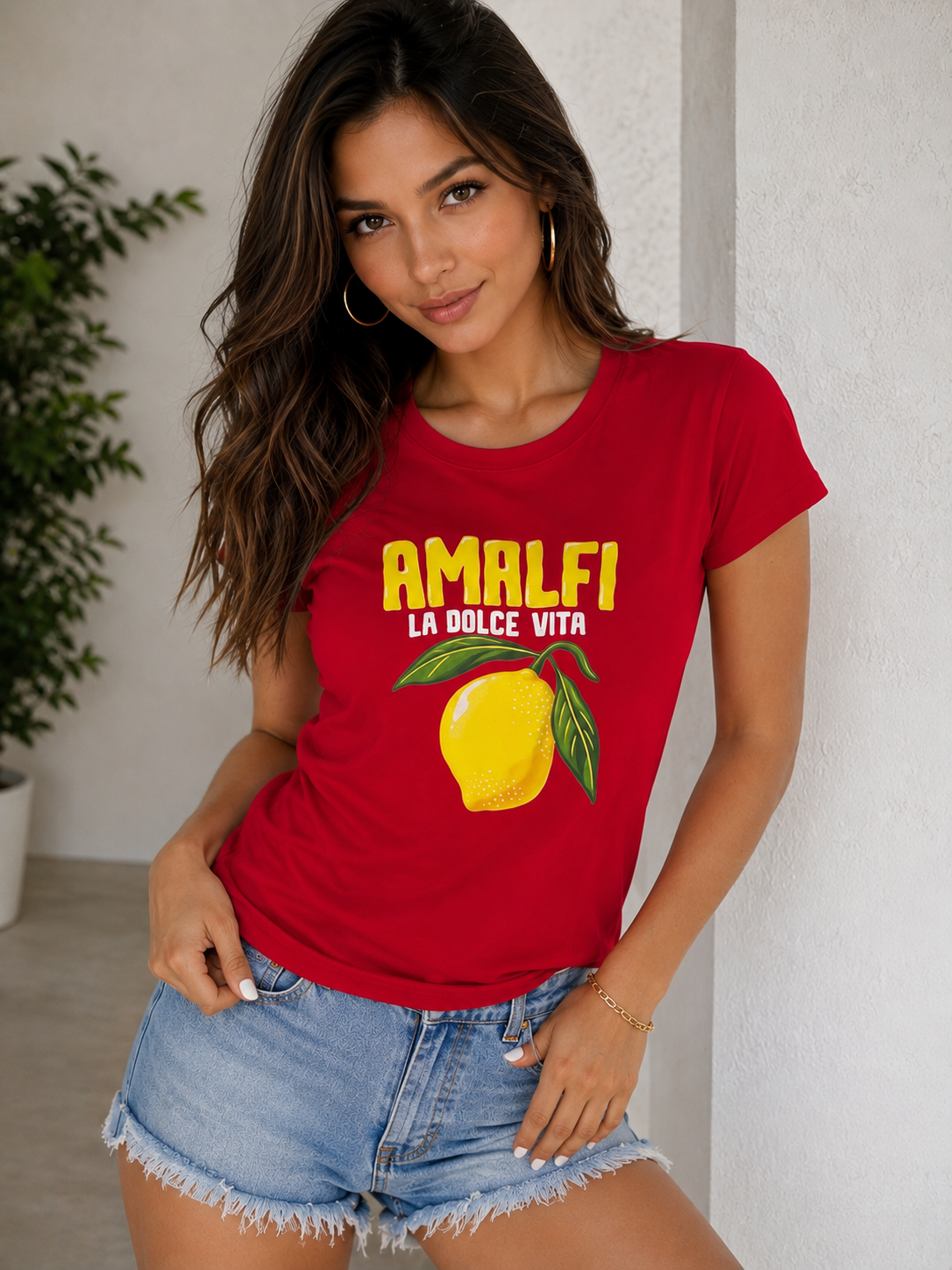 421 Blusa Amalfi Roja