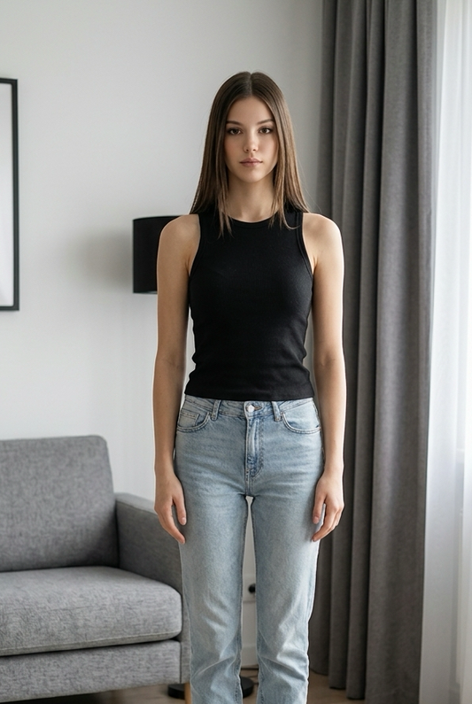 14 Blusa básica Inquieta negro